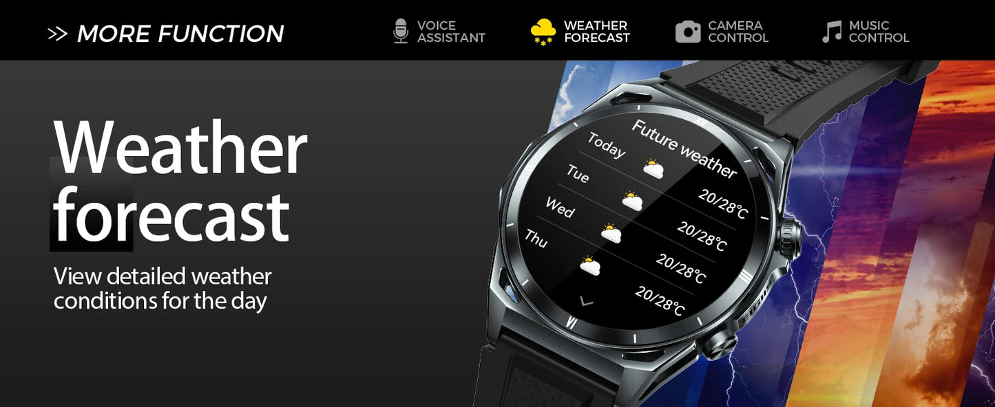 EIGIIS KE6 Smart Watch – 1.43" AMOLED, Bluetooth Calls, 24/7 Health Tracking, IP68 Waterproof