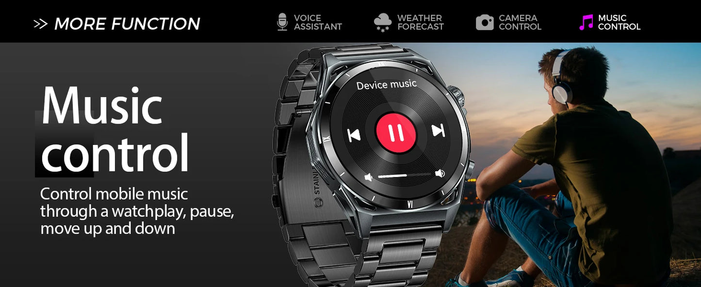 EIGIIS KE6 Smart Watch – 1.43" AMOLED, Bluetooth Calls, 24/7 Health Tracking, IP68 Waterproof