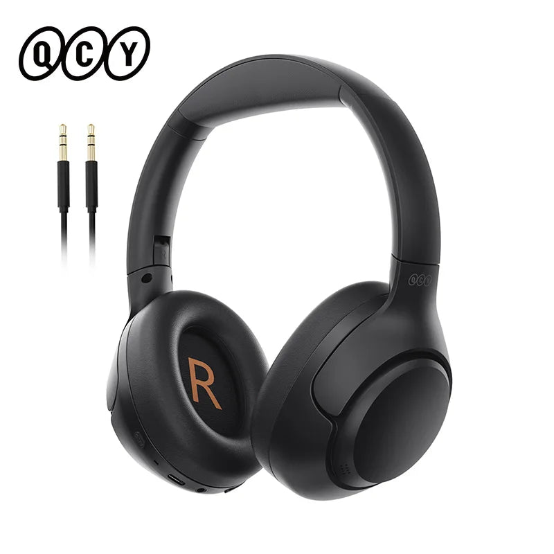QCY H3 ANC Wireless Headphones – 43dB Noise Cancelling, Hi-Res Audio, 60H Battery