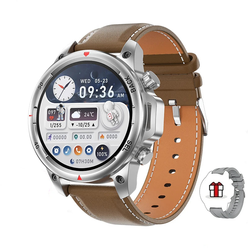 Military-Grade Smartwatch – 1.53" HD Screen, NFC, Bluetooth Call, 7-Day Battery