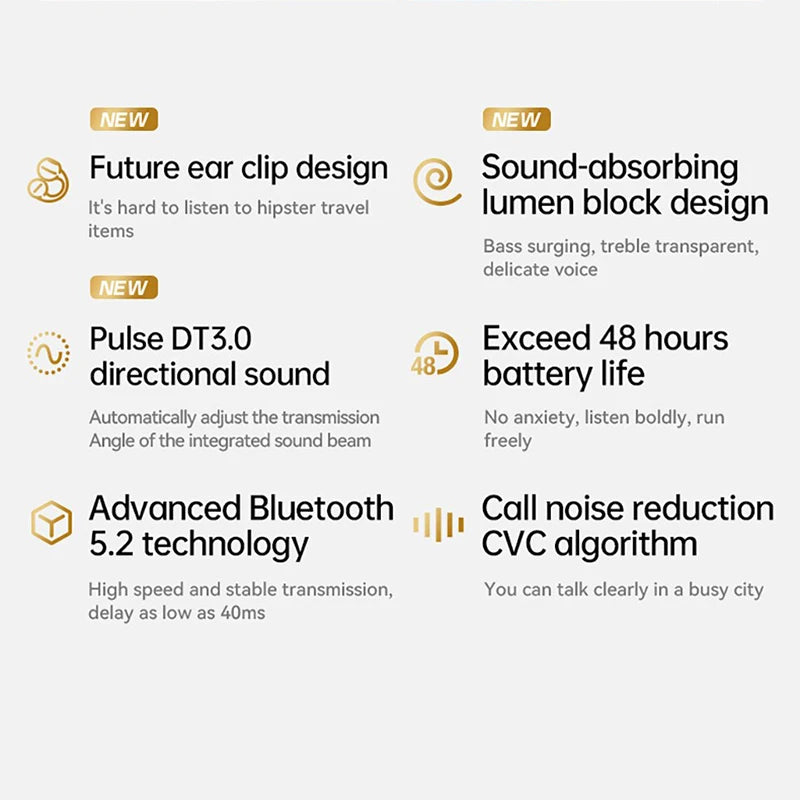 Sanag Z50S Pro Max Open-Ear Headphones – Air Conduction, 48H, IPX5, TWS