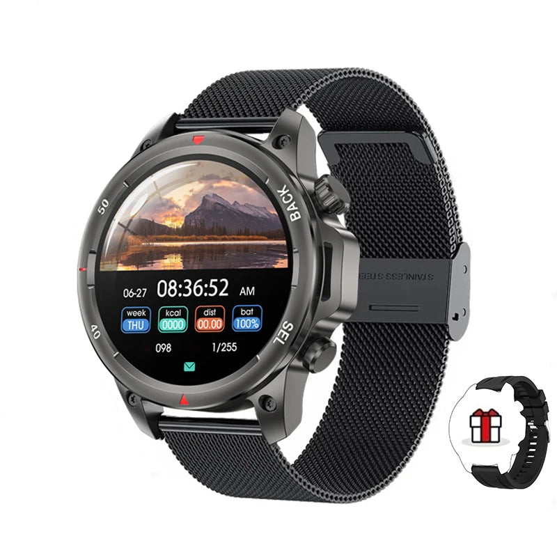 Military-Grade Smartwatch – 1.53" HD Screen, NFC, Bluetooth Call, 7-Day Battery