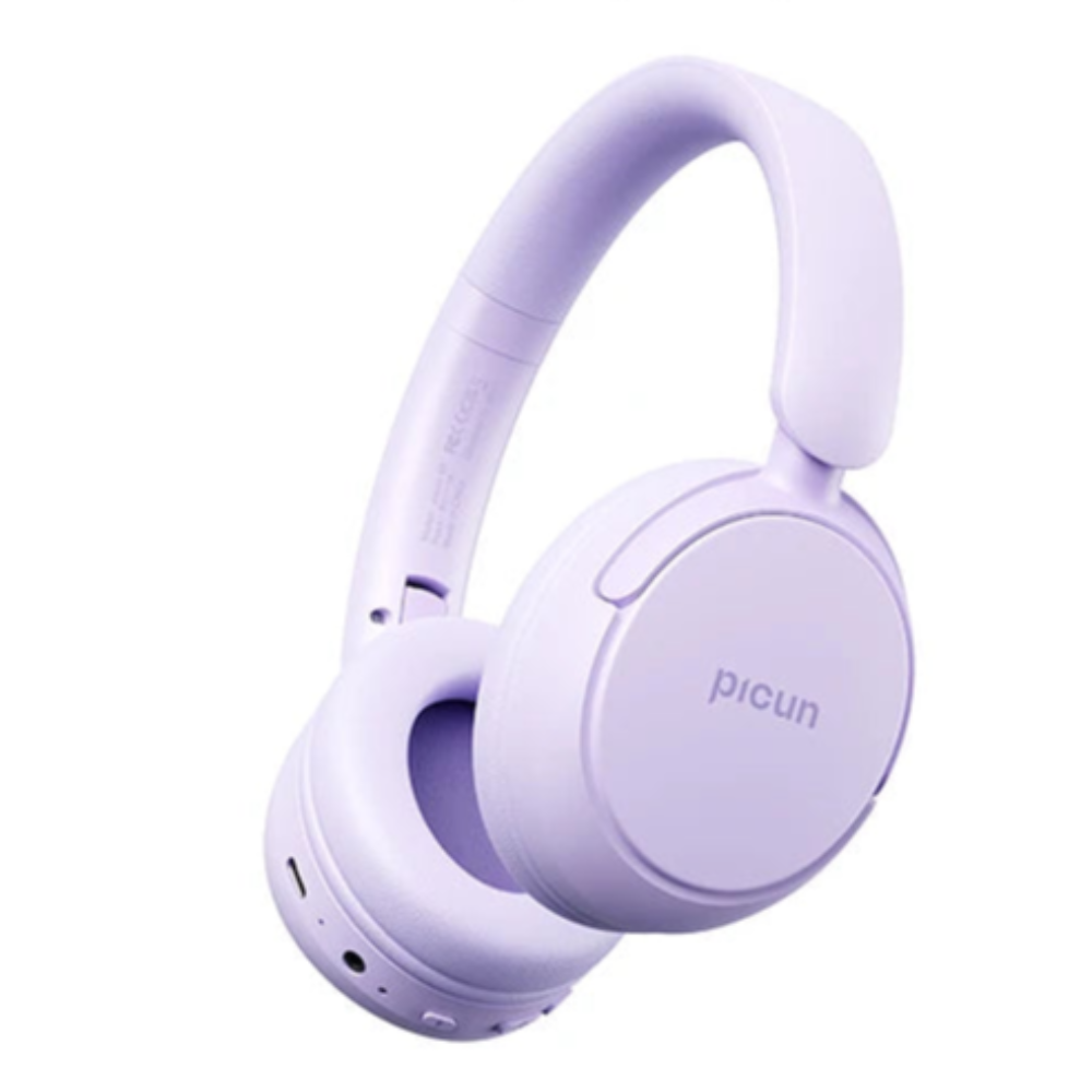 Picun B5 Wireless 40mm BT 5.4 Headphones, 72H Playback, Foldable