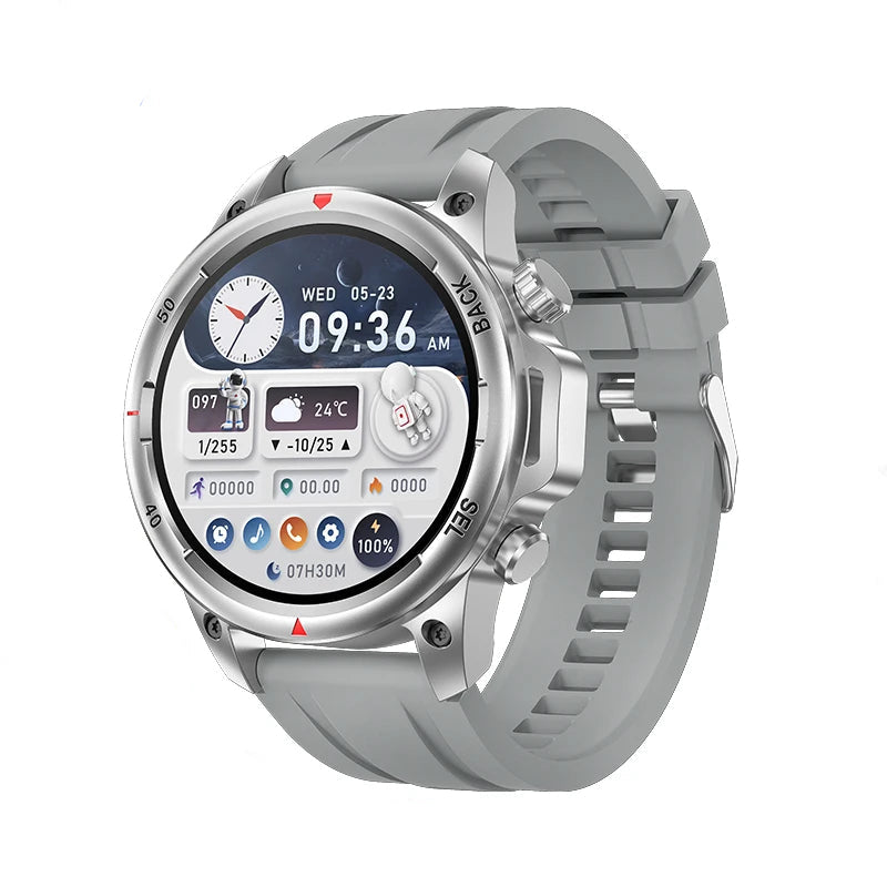 Military-Grade Smartwatch – 1.53" HD Screen, NFC, Bluetooth Call, 7-Day Battery