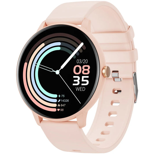 Hwagol GlamFit Pro – Stylish Women's Smartwatch with 7-Day Battery & Health Trackingsma