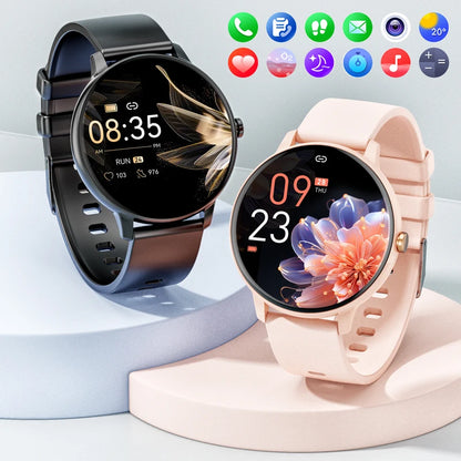 Hwagol GlamFit Pro – Stylish Women's Smartwatch with 7-Day Battery & Health Trackingsma