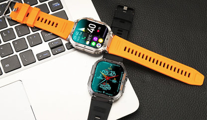 LIGE 1.96” Smart Watch – Bluetooth Call, 400mAh Battery, Waterproof