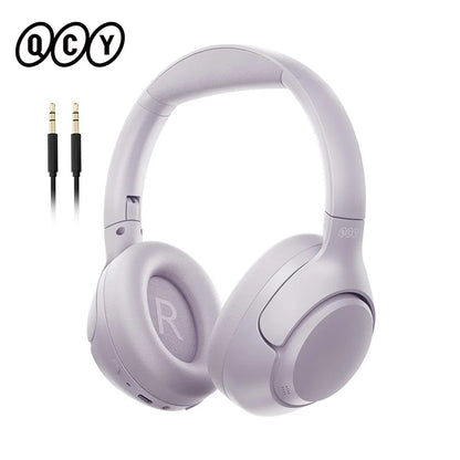 QCY H3 ANC Wireless Headphones – 43dB Noise Cancelling, Hi-Res Audio, 60H Battery